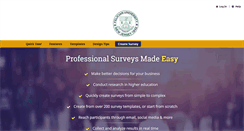 Desktop Screenshot of felician.surveyshare.com
